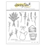 Honey Bee Stamps - Clear Stamp - Country Lavender