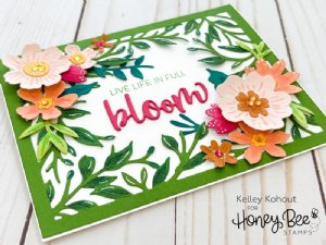 Honey Bee Stamps - Clear Stamp - Bitty Buzzwords: Bloom
