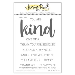 Honey Bee Stamps - Clear Stamp - Kind Buzzword