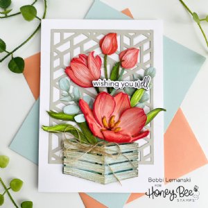 Honey Bee Stamps - Clear Stamp - Get Well Soon