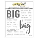 Honey Bee - Clear Stamp - Big Buzzword