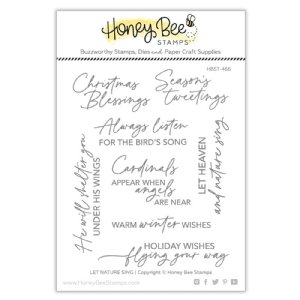 Honey Bee Stamps - Clear Stamp - Let Nature Sing