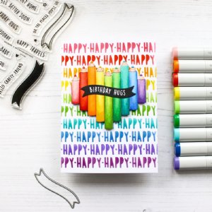 Heffy Doodle - Stencil - Lots of Happy