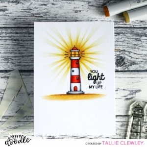 Heffy Doodle - Clear Stamps - Lil Lighthouse