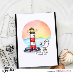 Heffy Doodle - Clear Stamps - Lil Lighthouse