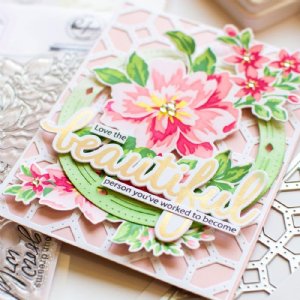 Pinkfresh Studio - Hot Foil Plate - Phrase Builder: Hello