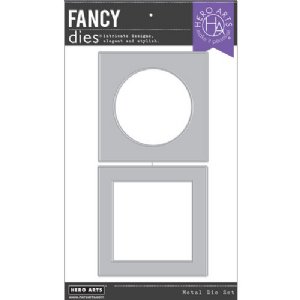 Hero Arts - Fancy Die - Looking Glass Circle & Square Frames