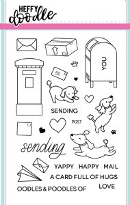 Heffy Doodle - Clear Stamps - Yappy Happy Mail