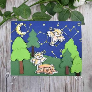 Heffy Doodle - Clear Stamps - Hootiful