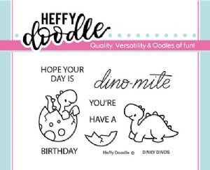 Heffy Doodle - Clear Stamps - Dinky Dinos