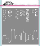 Heffy Doodle - Stencil - Cityscape