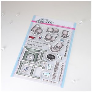 Heffy Doodle - Clear Stamps - Purrfect Day
