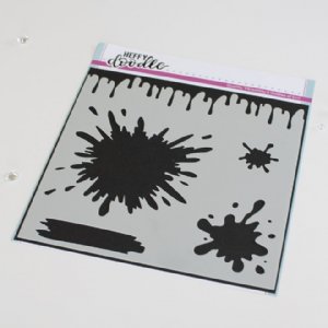 Heffy Doodle - Stencil - Messy Desk