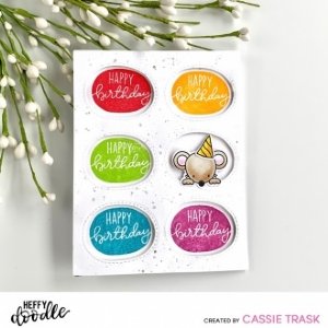 Heffy Doodle - Clear Stamps - Pebble Sentiments