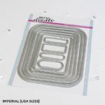 Heffy Doodle - Dies - Stitched Rounded Imperial Rectangle