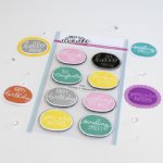 Heffy Doodle - Clear Stamps - Pebble Sentiments