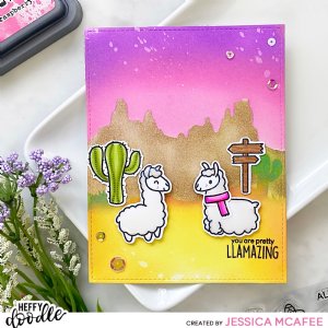 Heffy Doodle - Stamps - Llamazing Llamas