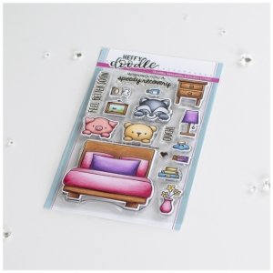 Heffy Doodle - Clear Stamp - Bed Heads