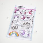 Heffy Doodle - Clear Stamps - Fluffy Puffy Unicorns