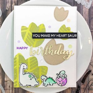 Heffy Doodle - Clear Stamps - Dinky Dinos