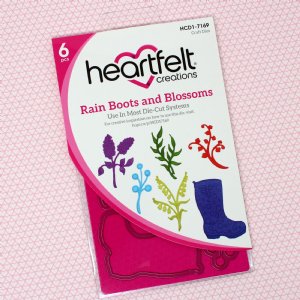 Heartfelt Creations - Die - Rain Boots And Blossoms