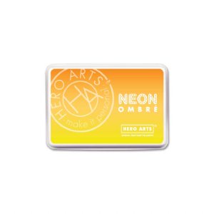 Hero Arts - Ink Pad - Neon Yellow to Orange