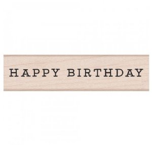 Hero Arts - Wood Stamp - Happy Birthday