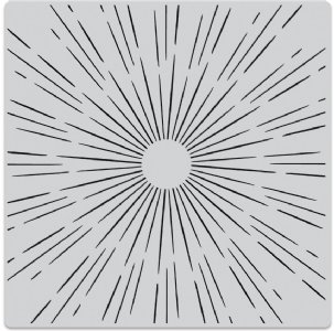 Hero Arts - Cling Stamp - Sun Ray