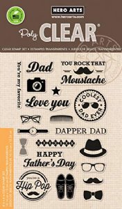 Hero Arts - Clear Stamp -  Dapper Dad