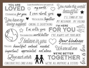 Hero Arts - Clear Stamp - You Are Loved Messages