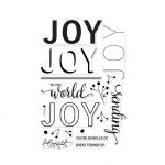 Hero Arts - Clear Stamp - Color Layering Joy Message