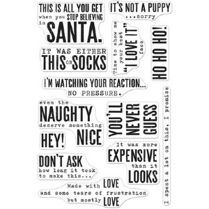 Hero Arts - Clear Stamp - Snarky Christmas Messages