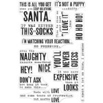 Hero Arts - Clear Stamp - Snarky Christmas Messages