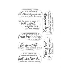 Hero Arts - Clear Stamps - Literary Quotes
