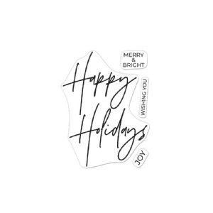 Hero Arts - Clear Stamp - Happy Holidays