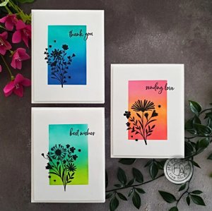 Hero Arts - Clear Stamp - Floral Imprints