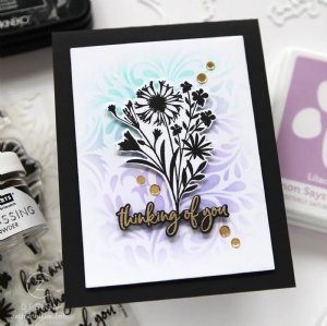 Hero Arts - Clear Stamp - Floral Imprints