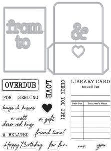 Hero Arts - Stamp & Cut XL - Library Card