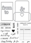 Hero Arts - Stamp & Cut XL - Library Card