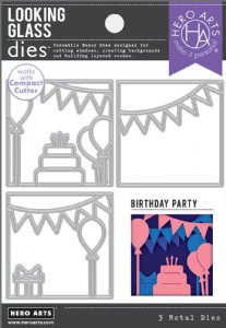 Hero Arts - Dies - Looking Glass Birthday Party