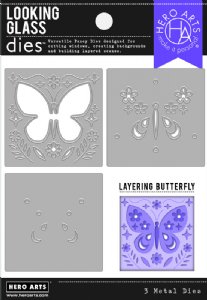 Hero Arts - Dies - Looking Glass Layering Butterfly