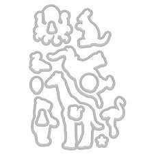 Hero Arts - Die Set - Birthday Animals Silhouettes