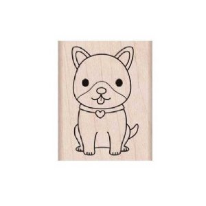 Hero Arts - Wood Stamp - Excited Puppy