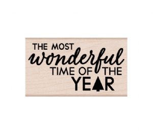 Hero Arts - Wood Stamp - Most Wonderful Time