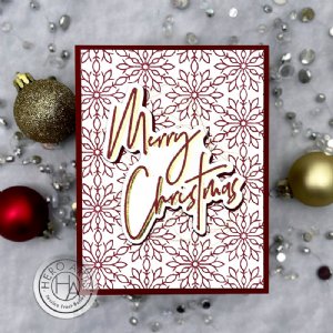 Hero Arts - Foil & Cut - Merry Christmas
