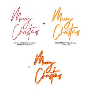 Hero Arts - Foil & Cut - Merry Christmas