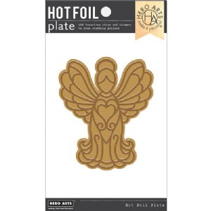 Hero Arts - Hot Foil Plate - Stained Glass Angel