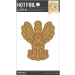 Hero Arts - Hot Foil Plate - Stained Glass Angel