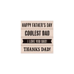 Hero Arts - Wood Stamp - Father's Day