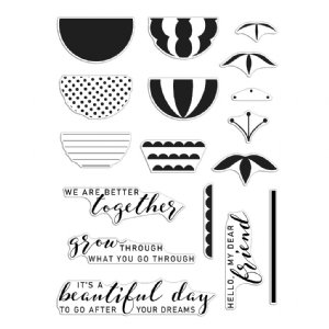 Hero Arts & Reverse Confetti - Clear Stamps -  Better Together